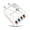 White, variant on Hyper Charge Pro Charger, 4-Port Quick Charge 3.0 Hub with Temp Control & Fast Charging, USB Plug Fast Charging