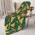 thumbnail image 3 of Sikiie Pizza Cozy Flannel Fleece Throw Blanket: Lightweight & Thick for All Seasons - Perfect for Women, Men, & Kids"60"x50", 3 of 6