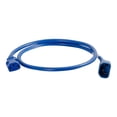 thumbnail image 2 of C2G 5ft 14AWG (IEC320C14 IEC320C13) 5 ft Cordon d'Alimentation à - Bleu - Câble d'Alimentation - IEC 60320 C14 pour Alimenter IEC 60320 C13 - 250 V - 15 A - - Bleu, 2 of 4