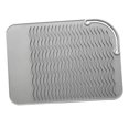 thumbnail image 3 of Plancha de Pelo Alfombrilla a Prueba de Calor Planchas de Pelo Antideslizante Almohadilla Anticalor 23x16,5 Cm - Gris Sunnimix Almohadilla a prueba de calor Styling, 3 of 8