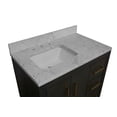thumbnail image 5 of Peyton 36" Bathroom Vanity with Dark Oak Cabinet and Carrara Marble Top, 5 of 7
