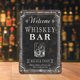 thumbnail image 2 of Placa Metal Vintage Barra Whisky Pintura Hierro Rectangular Artística para El 20x30cm, 2 of 9