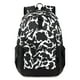thumbnail image 1 of Mochila Choco Mocha con estampado de vaca para niñas adolescentes de 45 cm, color negro, 1 of 6