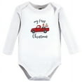 thumbnail image 3 of Hudson Baby Cotton Long-Sleeve Bodysuits, 3-Pack, Newborn- 24 Months, 3 of 5