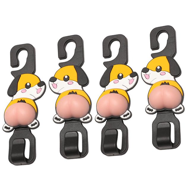 4 ganchos para reposacabezas de coche, gancho para coche, gancho para reposacabezas de coche, organizador de reposacabezas de asiento trasero de coche, soporte de almacenamiento universal para reposa