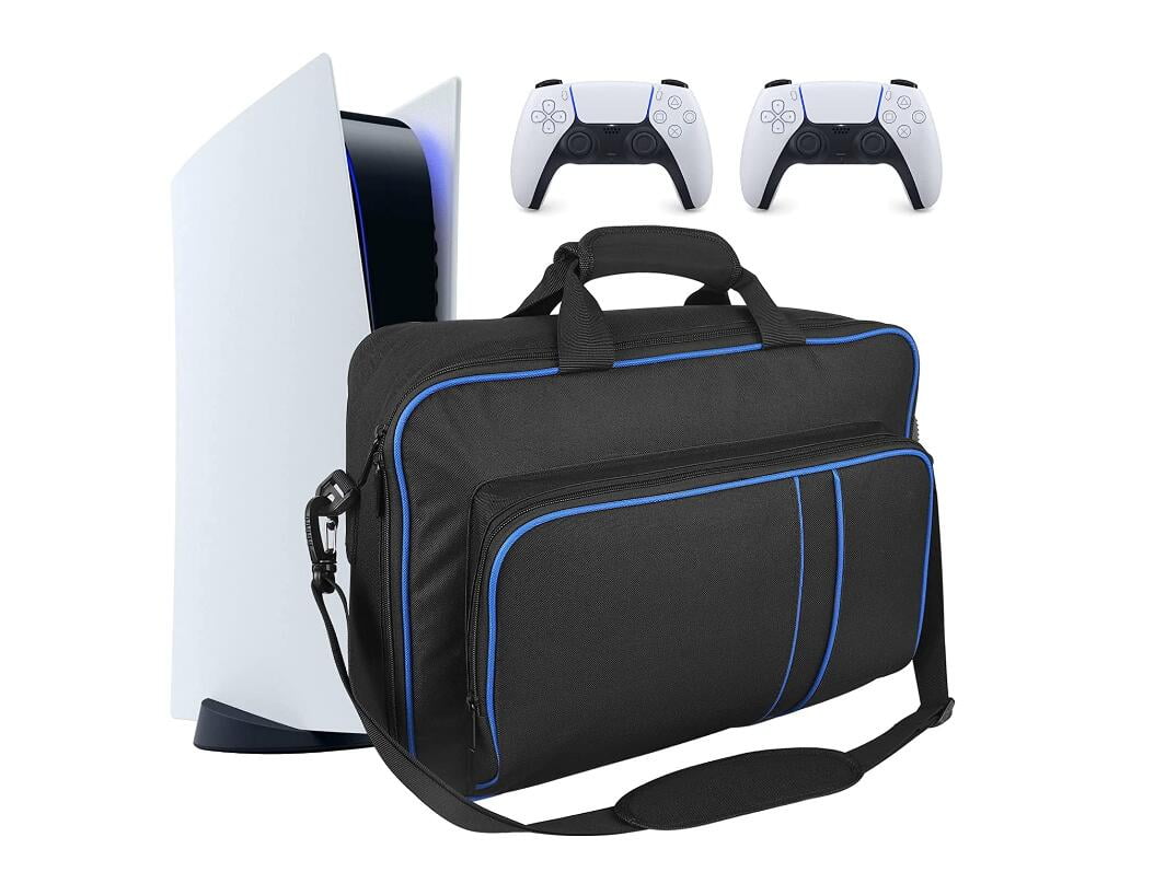 AZUTT Carrying Case for PS5, Travel Bag Compatible with Playstation 5
