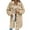 Beige, variant on Womens Fleece Jacket Women's Fleece Jackets Solid Long Sleeve Cardigan Sweatshirts Open Front Lapel Outerwears Womens Trench Coat Beige L