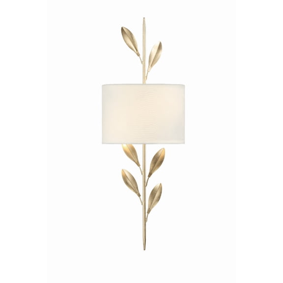 Crystorama Lighting - Broche - Two Light Sconce in Traditional and Contemporary