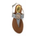 thumbnail image 4 of Victoria K Women's Gold Medallion Sandals, 4 of 5