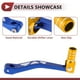 thumbnail image 3 of Palanca de cambio de marcha de motocicleta plegable para Yamaha TTR 50cc, pedal de aleación de aluminio, brazo de cambio, palanca azul con cabeza dorada y anillo plateado, 3 of 6
