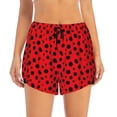 thumbnail image 2 of Salouo Ladybug Dotted Print Women's 2 in 1 Running Shorts Double-Layer Shorts Athletic Workout Gym Yoga Shorts Running Shorts for Women-XX-Large, 2 of 7