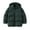 Dark Green, variant on Winter Coats Medium Length Lightweight Puffer Jacket for Little Boys Girls, Kids Light Outwear Puffer Padded Outwear Szie 4-11T