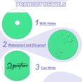 thumbnail image 3 of Uxcell Waterproof Blank Shipping Tags Plastic Price Hang Labels for Luggage and Clothing Light Green 3.5" x 2", 3 of 7