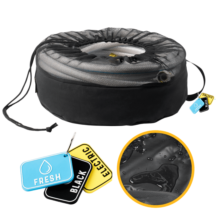RV Bags Camper Motorhome Accessories Storage Sewer Fresh/Black Water Hoses  Electrical Cords W/ Straps Tent Tarp Clips Trash Can - AliExpress