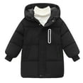 thumbnail image 6 of Girls Winter Jacket Winter Jacket Girls' Winter Down Coat Long Jacket Windproof Warm Outdoor Casual Hooded Fashion Leisure Children's Clothing, 6 of 6