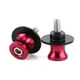 thumbnail image 2 of Motorcycle CNC Rear Stand Swing Arm Spool Sliders Stand Swingarm Bobbins(6mm, Red), 2 of 3
