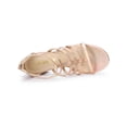 thumbnail image 4 of BLISSFUL STEP Women's Shoes Strappy Roman Block Heel Sandals Gradient Rose Gold 6, 4 of 8