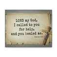thumbnail image 5 of Scripture Walls Psalms 30:2 You Healed Me Bible Verse Canvas Christian Wall Art Ready to Hang Unframed, 5 of 17