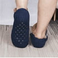 thumbnail image 2 of Women's Luxurious Fuzzy Slipper Socks, Plush Lining and Anti-Skid Bottom for Safety US 6 to 13, 2 of 6