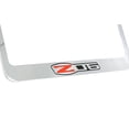 thumbnail image 3 of Chevrolet Corvette C6 Z06 Chrome Plated Metal License Plate Frame Holder, 3 of 4