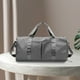 thumbnail image 4 of Qarigey Bolsa de gimnasio de gran capacidad, bolsa de almacenamiento de Fitness, bolsa de equipaje de viaje impermeable portátil, accesorios de soporte Envolturas para manijas de equipaje Gris, 4 of 6