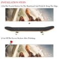 thumbnail image 2 of Surfing Skateboard Stickers Pack of Two, Emery Surface PVC Back 8.8x32.6in/22.4x83 cm - Skateboard Accessories, 2 of 5
