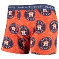 thumbnail image 4 of Men's Pair of Thieves Black/Orange Houston Astros Super Fit 2-Pack Boxer Briefs Set, 4 of 5
