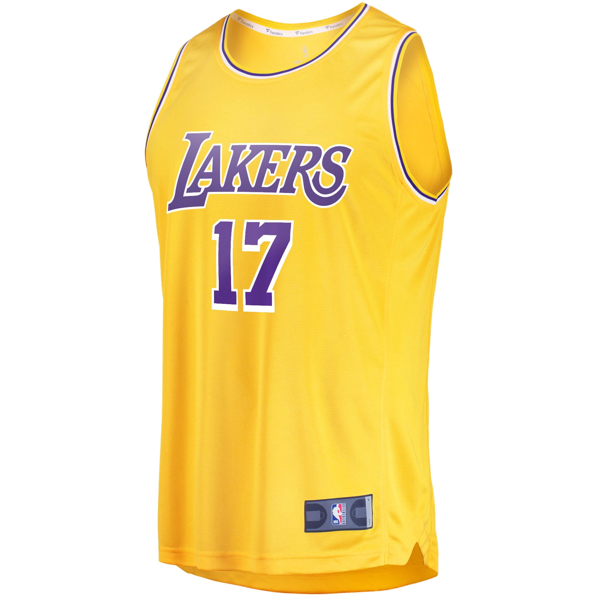 Dennis Schroder Los Angeles Lakers Fanatics Branded Youth 2020/21 ... Dennis Schroder Los Angeles Lakers Fanatics Branded Youth 2020/21 ...