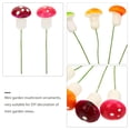 thumbnail image 2 of PAMINGONO 20Pcs Decorative Mushroom Funny Mini Mushroom Craft for Fairy Garden 3.0x0.6x0.3in, 2 of 8