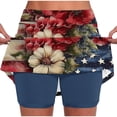 thumbnail image 3 of Skorts for Woman with Pockets High Waist Tummy Control Lightweight Casual Printed Summer Tennis Golf Yoga Skirt, 3 of 7