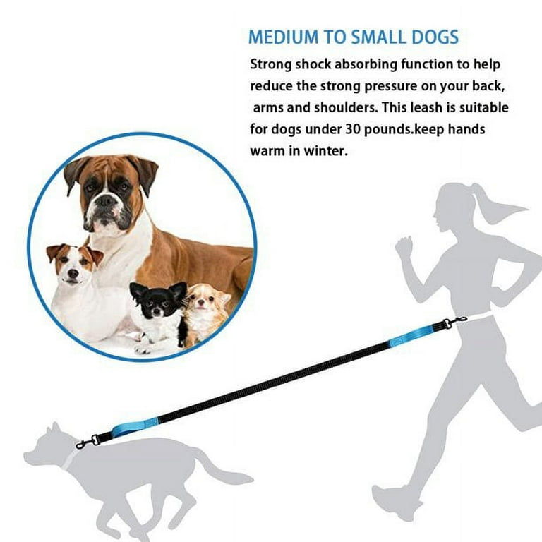 Waist dog leash for 2 dogs cheap