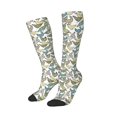 thumbnail image 2 of Fotbe Funny Chicken print Women's Men's Novelty Crew Socks Cotton Socks Knee High Socks for Walking,Running,Nurses,Pregnancy, 2 of 8