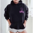 thumbnail image 4 of GIVE ME LITTLE LOVE Graphic Unisex Fleece Hooded Sweatshirt, 4 of 10