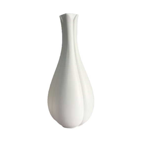Plastic Vase for Dried Flowers, Modern Tall Cylinder Centerpiece for Decor, Lightweight Minimalist Table Vase for Home Office Shelf Living Room