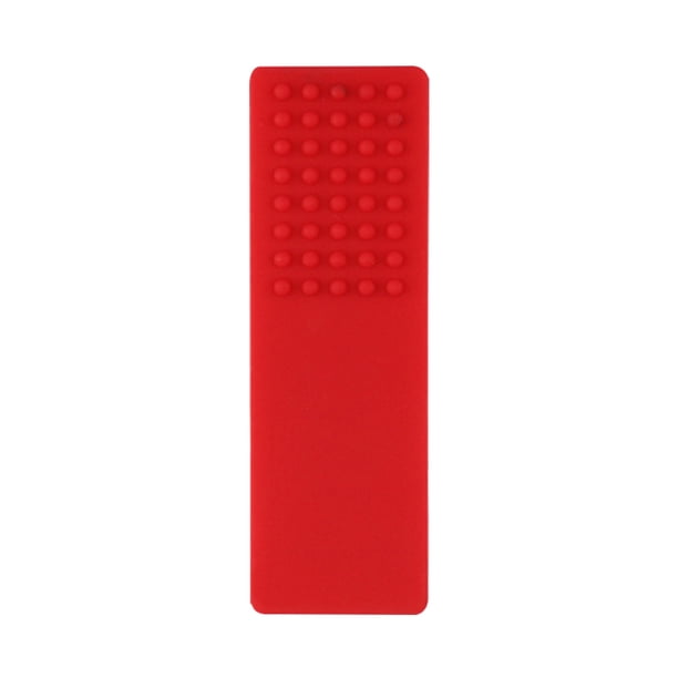 Mordedor para bebé, accesorios para el cuidado dental, juguete de regalo para masticar para bebés (rojo) Ndcxsfigh libre de BPA