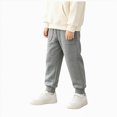 thumbnail image 4 of WXFAZCVU Pants for Boys with Pockets Elastic Waistband Sports Casual Trousers Everyday Wear Size 9-10 Years, 4 of 4