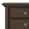 thumbnail image 4 of Table de Chevet Traditionnelle en Bois Massif Amherst 24 Pouces de Large en Brun Roux, 4 of 9