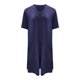 thumbnail image 2 of Gibobby Vestido casual de punto para mujer Mini vestido informal de manga corta con escote en V y bolsillo con cinturón suelto para mujer de verano(Azul,M), 2 of 5