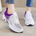 thumbnail image 2 of Womens Sneakers Air Cushion Running Shoes Lightweight Tennis Walking Shoes Mesh Breathable Gym Work Fashion Sneakers Athletic Comfortable Casual, 2 of 5