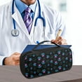 thumbnail image 5 of Jiueut Dog Paw Stethoscope Storage Bag Stethoscope Case Kit for Nursing Student Stethoscope Holder Case with with Extra Room Stethoscope Bag with Carrying Handle, 5 of 7