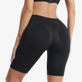 thumbnail image 2 of Homgro Women's Shaper Shorts Shapewear Panties Padded Seamless Tummy Control Underwear Panties Shaping Boyshorts Slip Shorts Slimming Hip Enhancer Black Medium, 2 of 4