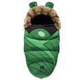 thumbnail image 2 of Saco de dormir de invierno para bebé, resistente al viento, cálido, para cochecito de bebé. Cigarra verde, 2 of 8