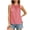 Red, variant on Inverlee Women's Gingham Sleeveless Round Neck Blouse for Women Plaid Casual Loose Fit Tops Summer Lightweight Tank Tops Pink XXL