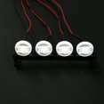 thumbnail image 4 of Pantalla redonda de luces blancas de 4LED para 1/10 Rc4wd pieza de oruga de coche de escalada Hugtrwg  Para estrenar, 4 of 6