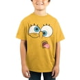 thumbnail image 1 of SpongeBob SquarePants Goofy Big Face Kids Yellow T-Shirt, 1 of 3