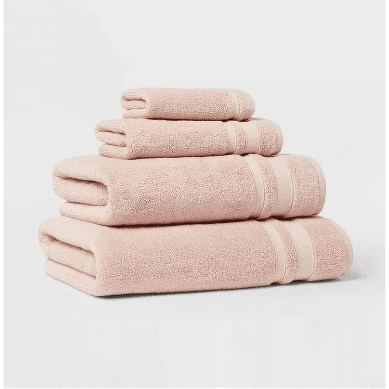 Threshold 2pk Cotton Printed Kitchen Towels Pink - Threshold