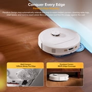 Roborock Qrevo S5V Robot Vacuum and Mop, 12000Pa Suction, FlexiArm Edge Mopping, Auto Mop Washing&Drying, Self-Emptying, Dual Zero-Tangle System, Smart Obstacle Avoidance, 10mm Mop Lifting