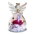 thumbnail image 1 of Adorno de ángel de cristal con hermosas flores para aniversario de boda. MFZFUKR BST3003036-4, 1 of 5