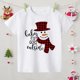 thumbnail image 1 of Camiseta con estampado de ciervo de Feliz Navidad, camiseta de Navidad para chico, ropa para niño, Tops, traje de fiesta de Navidad para niño y niña, regalos de vacaciones para niño, 1 of 4