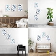 thumbnail image 3 of Cuadro Decorativo Canvas Revolution Set De 3 Cuadros 25x38 cm Vertical Hojas Azul Pastel, 3 of 5